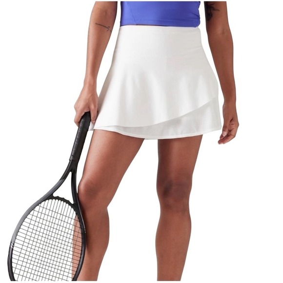 Athleta Dresses & Skirts - ATHLETA Ace Mesh Tennis Golf Pickleball Pockets Skort 15.5" Size Large NWT
